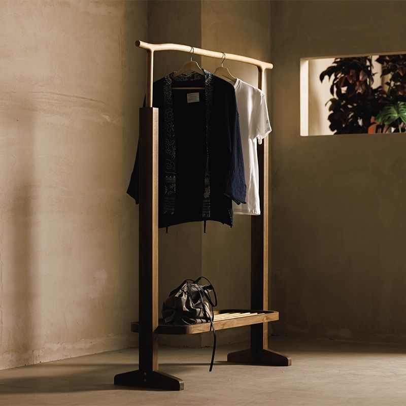 以山 枝繁衣架 实木落地衣帽架卧室客厅玄关桃挂衣架子樱桃木,住宅家具,衣帽架,淘宝优惠券,粉丝福利购,淘宝优惠卷