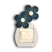 创意卡通爱墙纸现代家居墙壁装 关保护 饰欧式