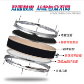 架子鼓面小军鼓哑鼓练习器带支架儿童初学者打击板装