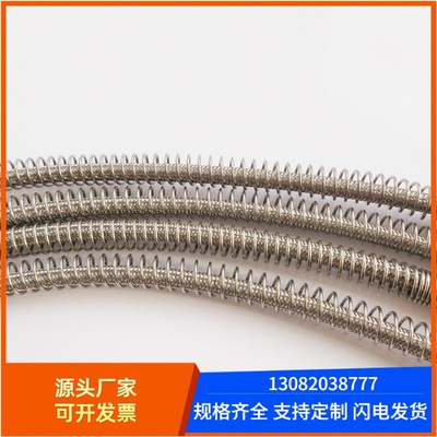 不锈钢高压防爆软管氧气导气管氩气充装气体软管两头八分之五G5/8