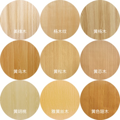 自粘贴纸黄木纹实木家具翻新贴纸
