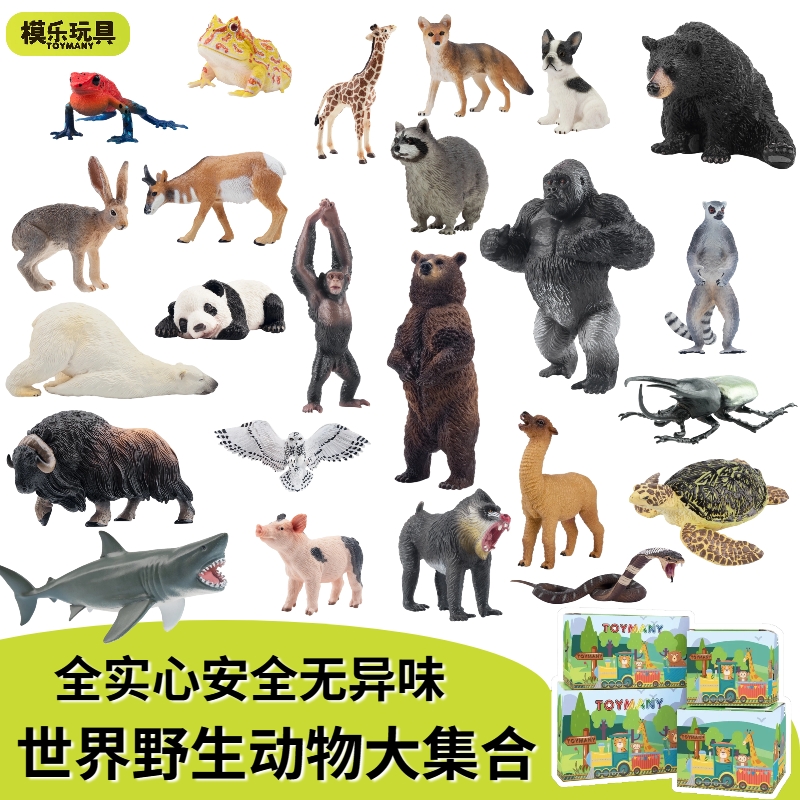 TOYMANY正版动物模型儿童玩具
