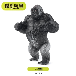 模乐玩具TOYMANY大猩猩灵长类系列野生仿真动物模型猴子儿童玩具