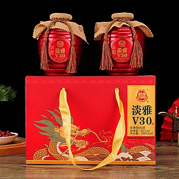 白水杜康浓香型小坛酒52度500mL*2瓶