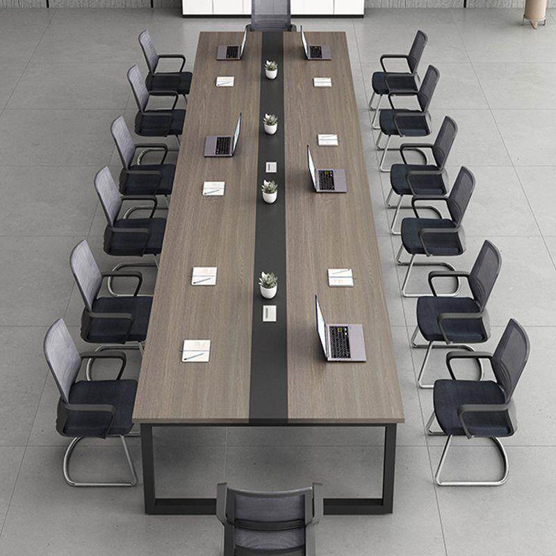 会议桌长桌现代简易办公桌椅组合小型会议室洽谈桌长条简易会议桌