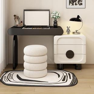 实木梳妆台斗柜一体卧室复古奶油风小户型翻盖化妆桌感收纳柜