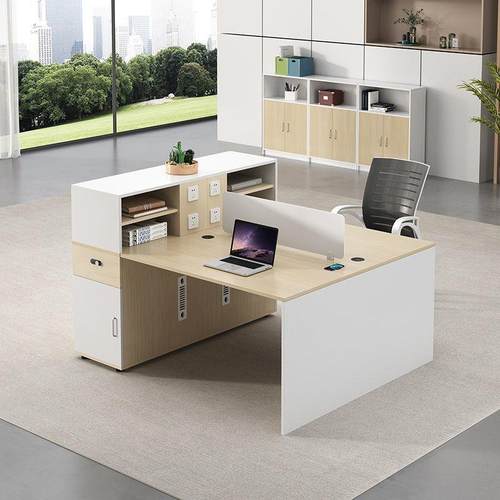 隔断式职员办公桌组合简约现代人位员工位卡座办公室屏风工作位