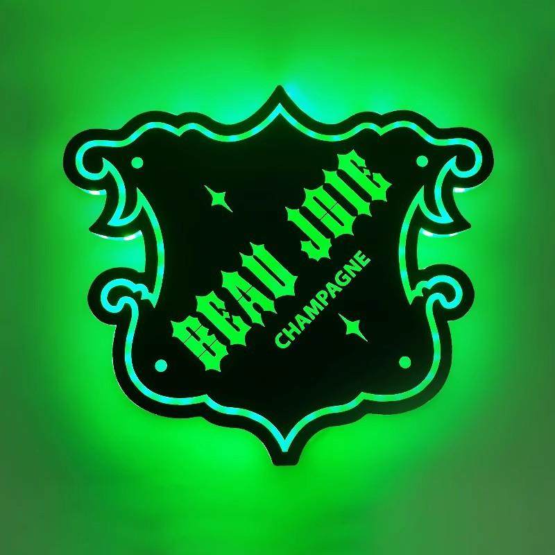 跨境LED发光手举牌伯爵举牌酒吧KTV出酒气氛道具现场应援发光牌子