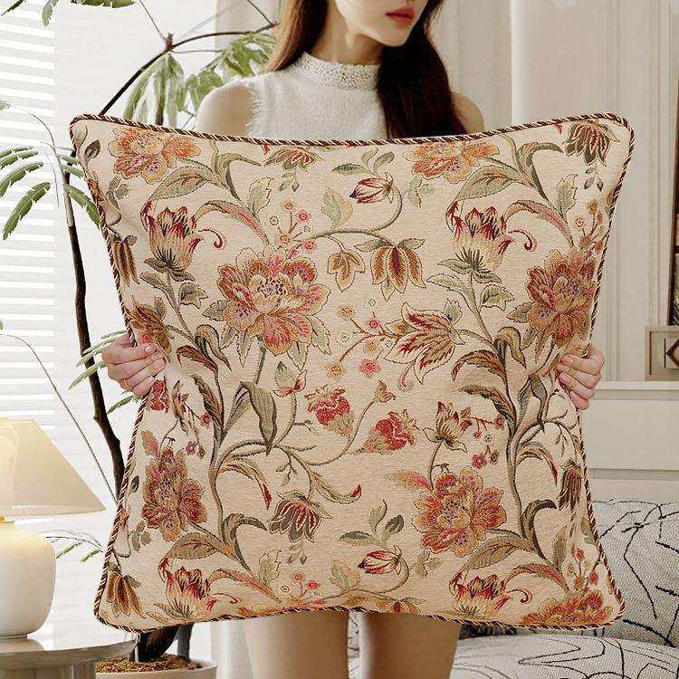 欧式抱枕靠垫沙发客厅轻奢感靠枕抱枕套罩床头大靠背2025aω