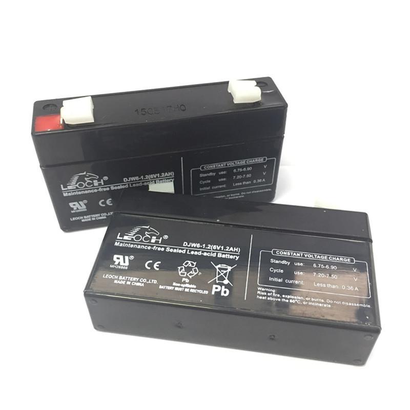 LEOCH理士电池DJW6-1.26V1.2AH电子称仪器蓄电池代替LC-R061R3