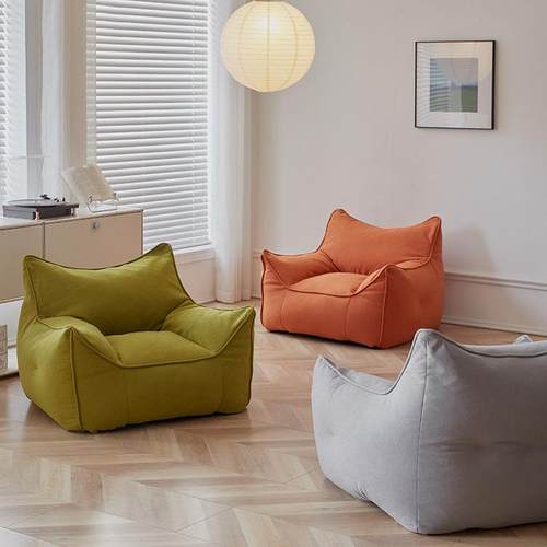 哲博家居小怪兽豆袋榻榻米设计懒人沙发单人阳台休闲简约轻奢客厅