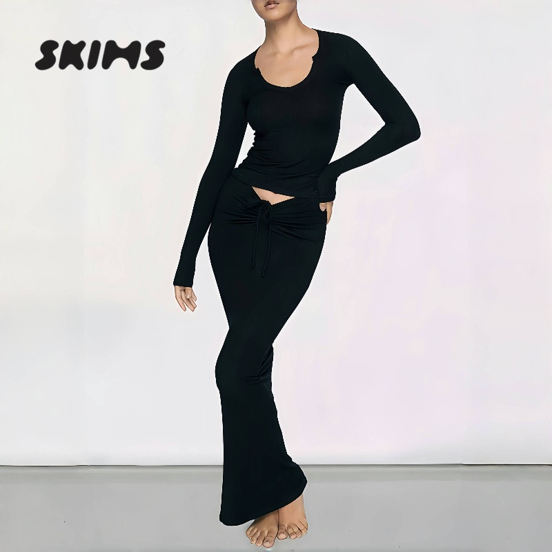 skims卡戴珊半身裙包臀一步裙