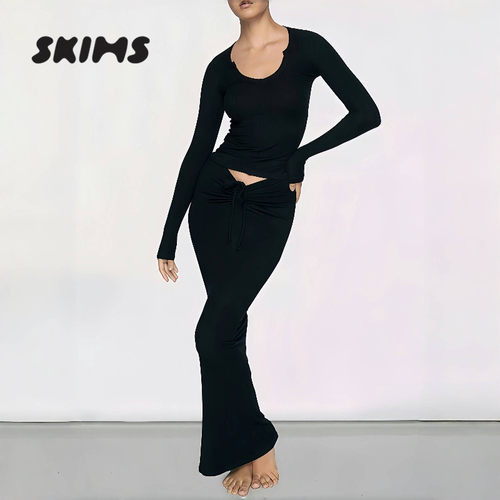 skims卡戴珊半身裙包臀一步裙