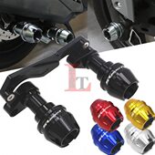 前叉轮GT改装 排气无极防摔适用S前杯R15铝合金防摔0球隆鑫管保护