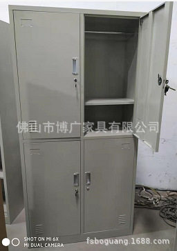 钢制4门更衣柜  拆装员工储物柜  更衣柜