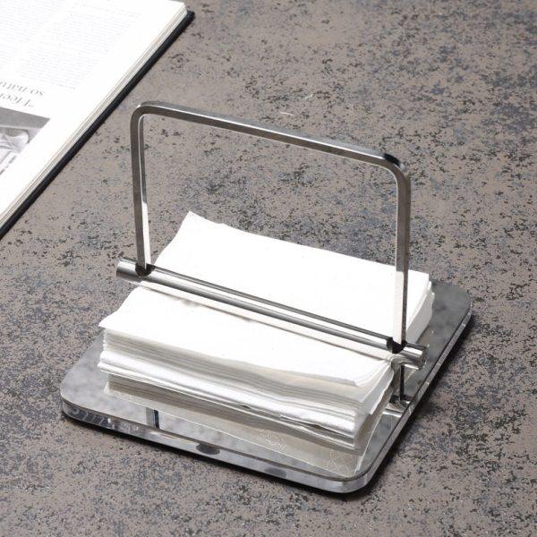 梵茜现轻奢西餐厅清吧餐巾纸巾夹档镜面不锈钢纸巾收纳摆件,饰品/流行首饰/时尚饰品新,摆件,淘宝优惠券,粉丝福利购,淘宝优惠卷