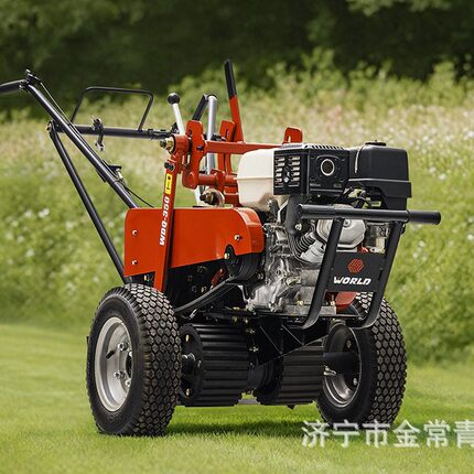 WDQ-350草坪起草皮机 手推式大功率GX270动力汽油机一件代发