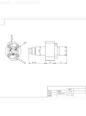 走心合机动2厂力头 家直销数控车床车铣复D22-16-1动力头D2 ER16