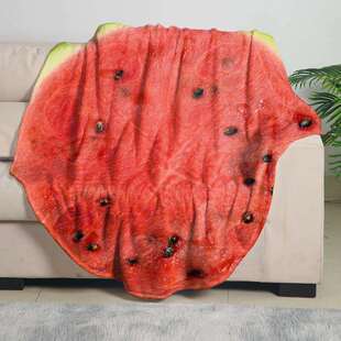 2023年网红爆款毛毯卷饼风煎饼午休毯子圆形午睡沙发盖毯