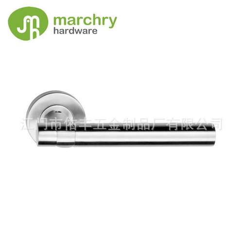 厂家生产不锈钢方管空心门把手分体式方形门锁拉手木门方执手