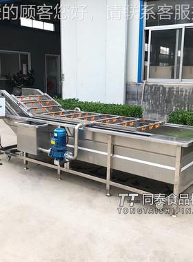 自动果蔬气，泡清洗机，OFB多能洗菜机气浪式菜清洗设备功喷蔬淋