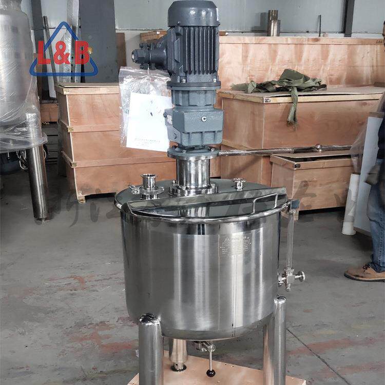 不锈钢不锈钢立搅加热动反应釜搅拌罐立化工液体混合拌缸搅拌式桶
