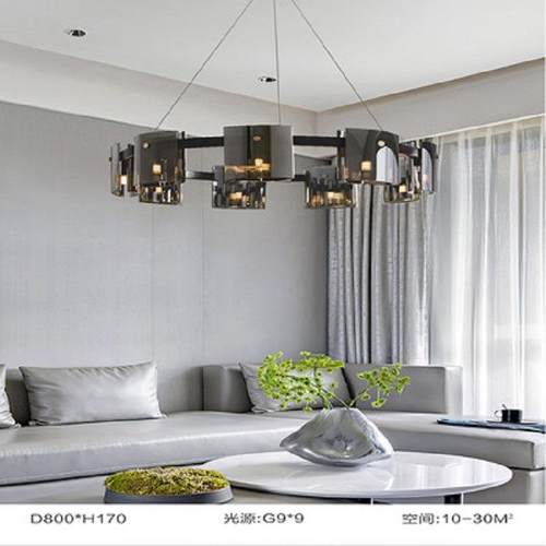 现代轻奢客厅吊灯简约卧室设计师家用创意高端北欧餐厅吧台主吊灯