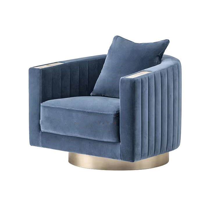 北欧布艺沙发简约轻奢民宿客厅桌椅商务办公室实木酒店灰色沙发