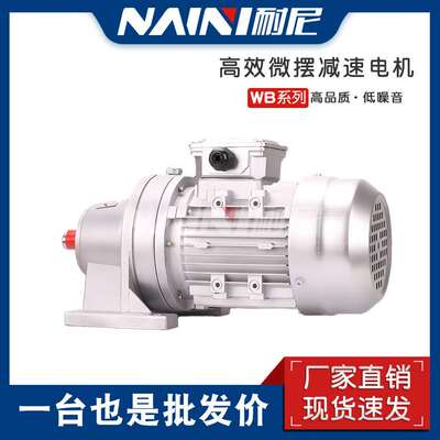 源头工厂 WB系列卧立式微型摆线针轮减速机 WBE1285-WD-1 20W现货