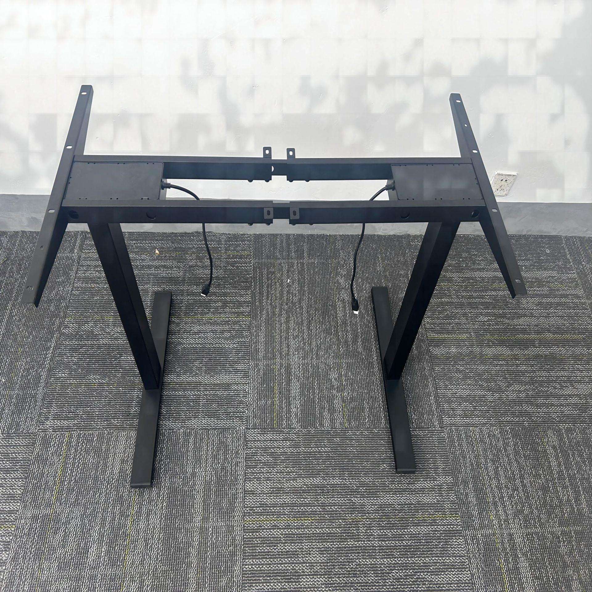 源头工厂电动升降桌智能两节正装双电机伸缩可调节框架