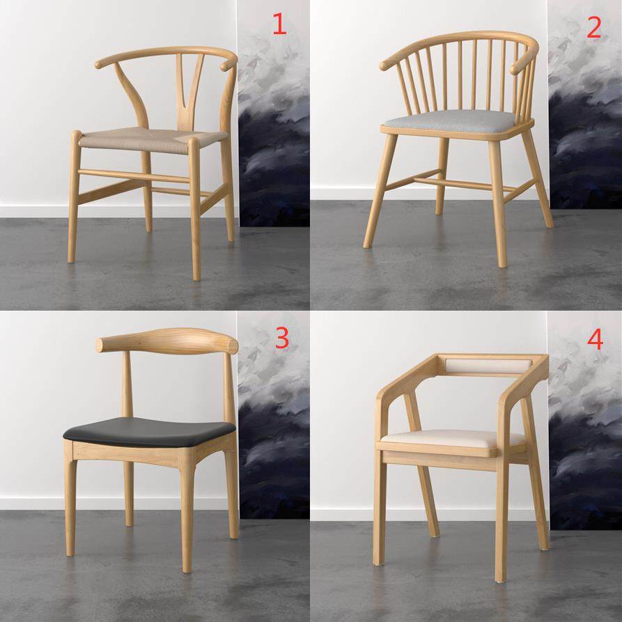 餐厅实木餐椅火锅店实木餐椅家用椅子公司办公椅奶茶店休闲椅