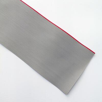 64P排线28AWG7/0.120导体1.27间距注塑红边灰排线测试排线