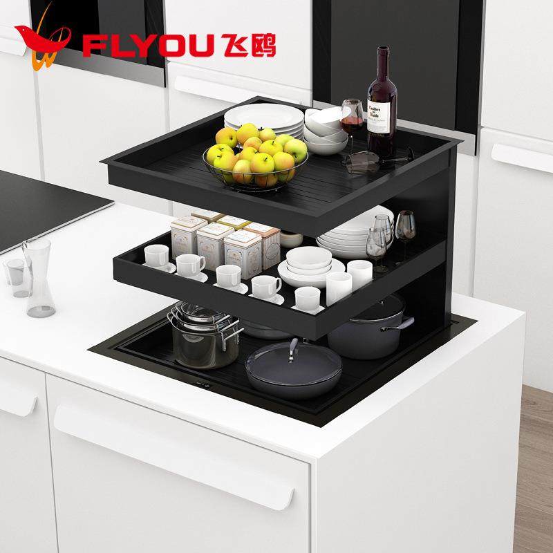 飞鸥智能声控电动升降拉篮中岛台厨房橱柜转角柜隐形调料收纳篮,五金/工具,其他电线电缆,淘宝优惠券,粉丝福利购,淘宝优惠卷