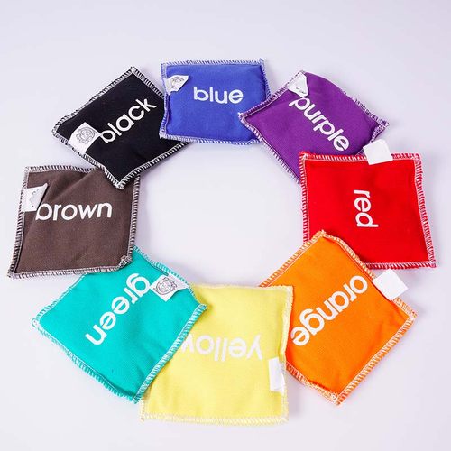 卡乐咪颜色沙包儿童感统训练接抛投掷豆袋幼儿园投投乐小玩具沙袋