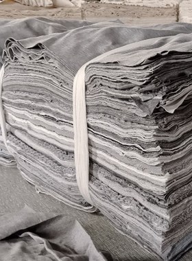 擦机布全棉工业抹布灰色擦油布破布不掉毛废布吸油吸水机修碎布头