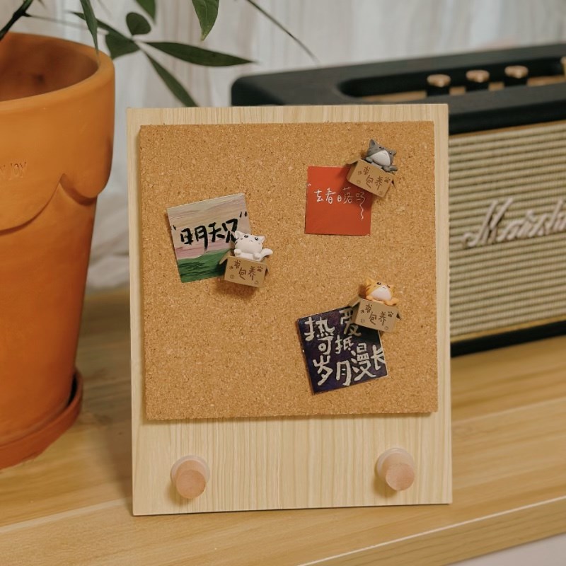 桌面软木留言板DIY小家办公空间书房入户花园餐吧客厅咖啡店装饰