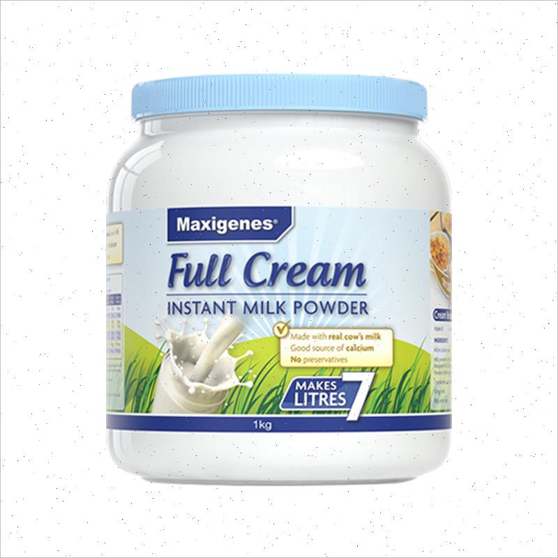 Maxigenes蓝胖子全脂奶粉成人高钙营养澳洲进口脱脂高钙1n