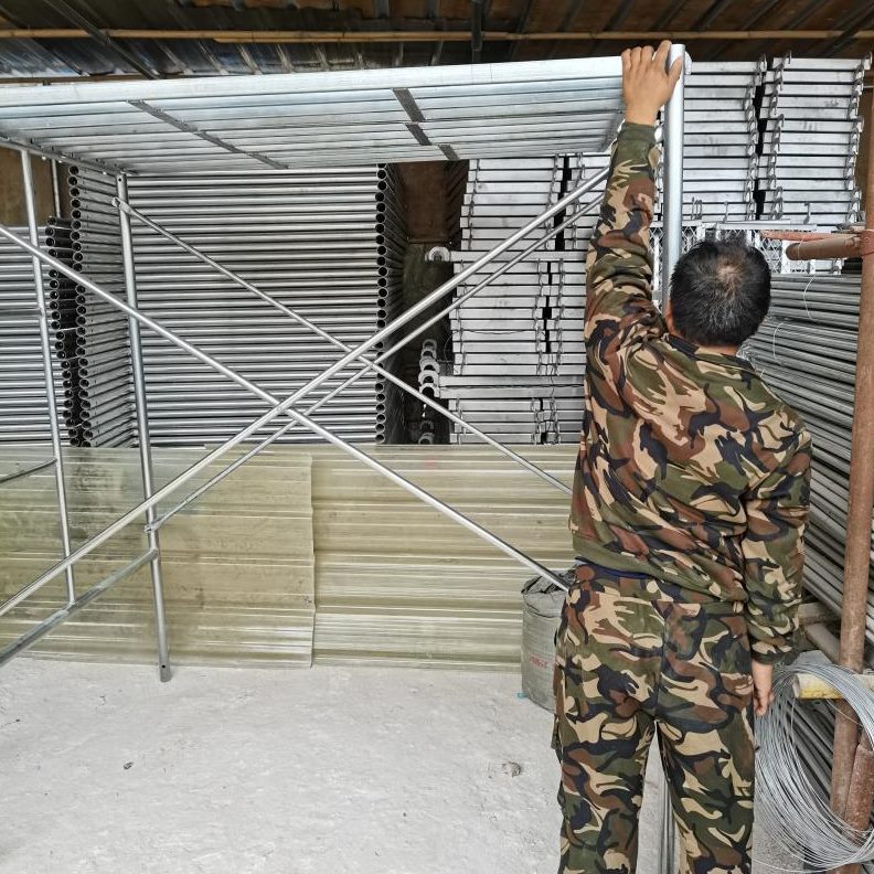 脚手架架1.25米梯6门1.22米型梯型移动镀锌形活动特厚加高架/加宽