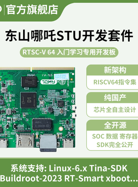 韦东山全国产RISC-V Linux系统全志D1全开源东山哪吒开发板套件