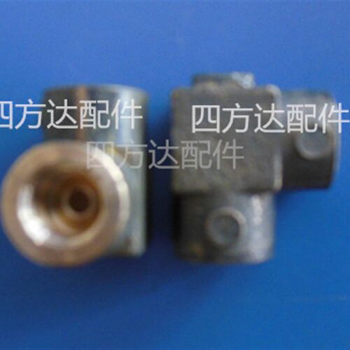 汽车刹车铜管二通刹车铁管直通90度二通刹车油管接头M10*1