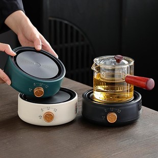 电陶炉煮茶家用煮茶器小型电热炉专用玻璃茶壶泡茶围炉迷你烧水壶