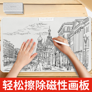 儿童手写板写字磁性白板家用可消除液晶局部可擦涂鸦家用绘画画板