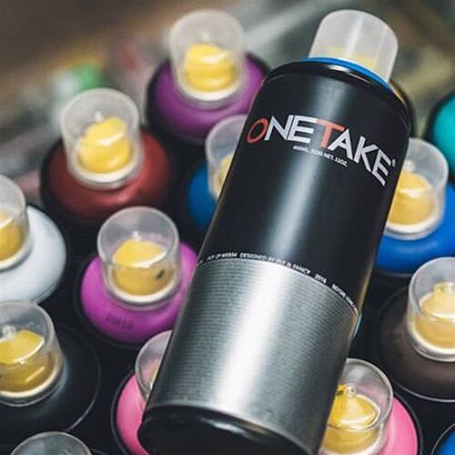 onetake/OT专业涂鸦手绘艺术壁画手摇自喷漆400毫升132色闪电发货
