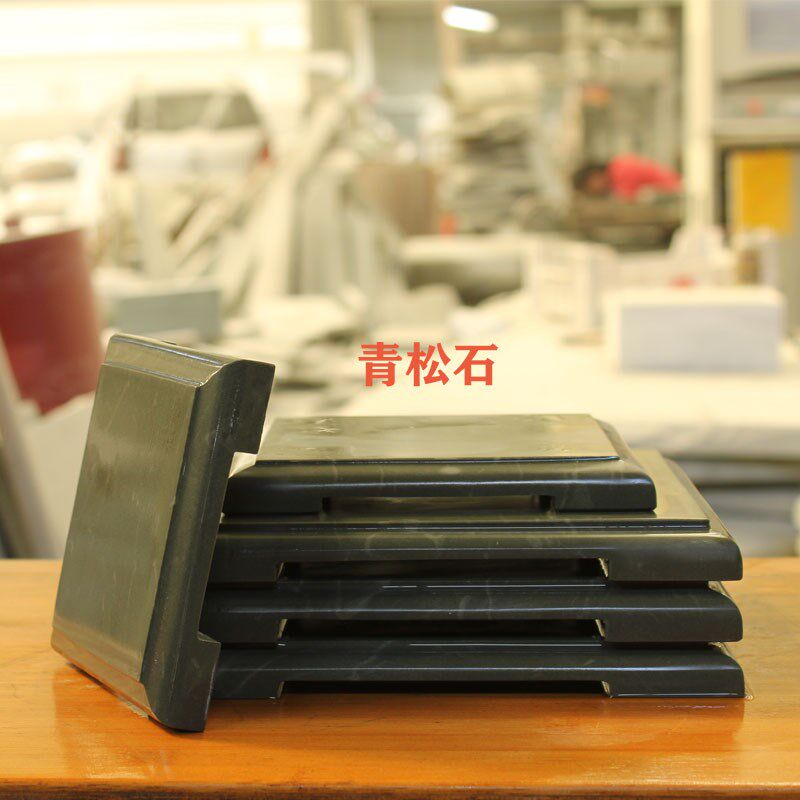 石头底座桌面天然石材盆台几工艺品托台石雕小茶几隔热壶垫