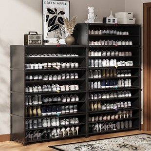 鞋柜家用门口大容量多层超大室内看新款放在家外门口的鞋架