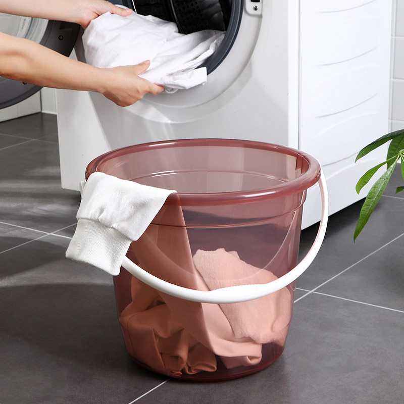 家用手提大号水桶洗车桶加厚储水塑料桶小圆桶学生宿舍洗澡洗衣桶