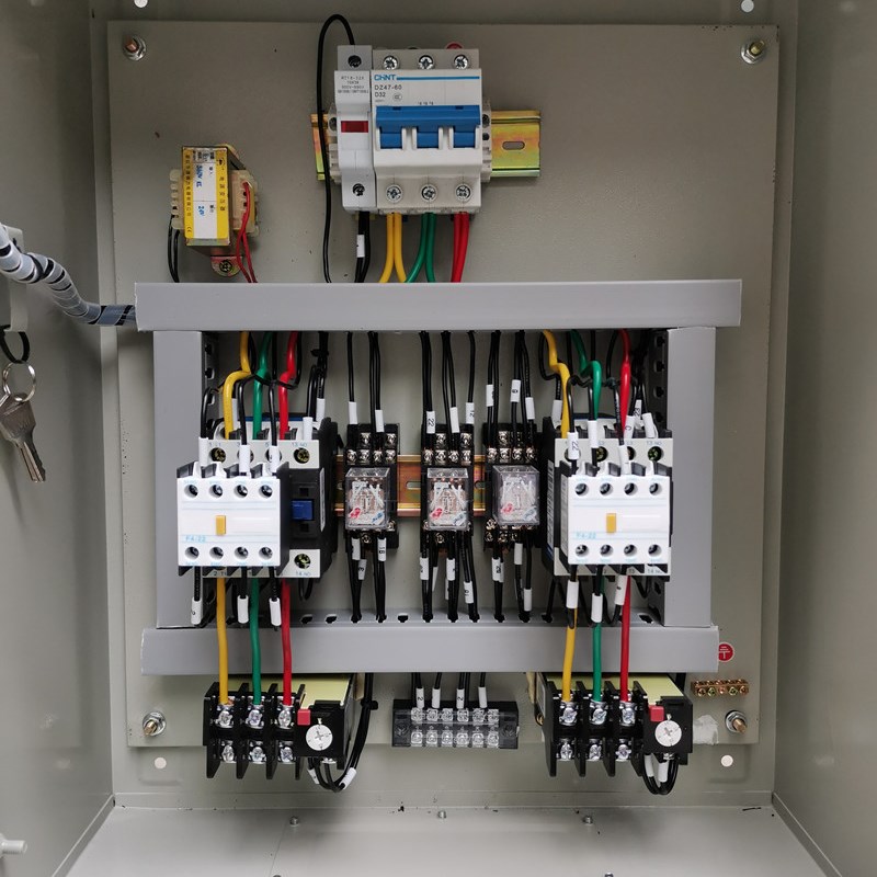 水泵控制箱一用一备自动浮球潜水排污配电柜KW三相V一控二