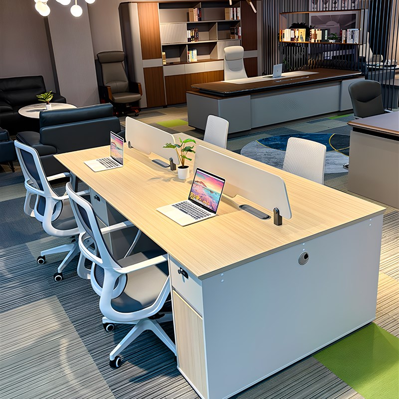办公桌员工位2人位4人位6人位工位屏风办公桌员工桌职员办公桌厂