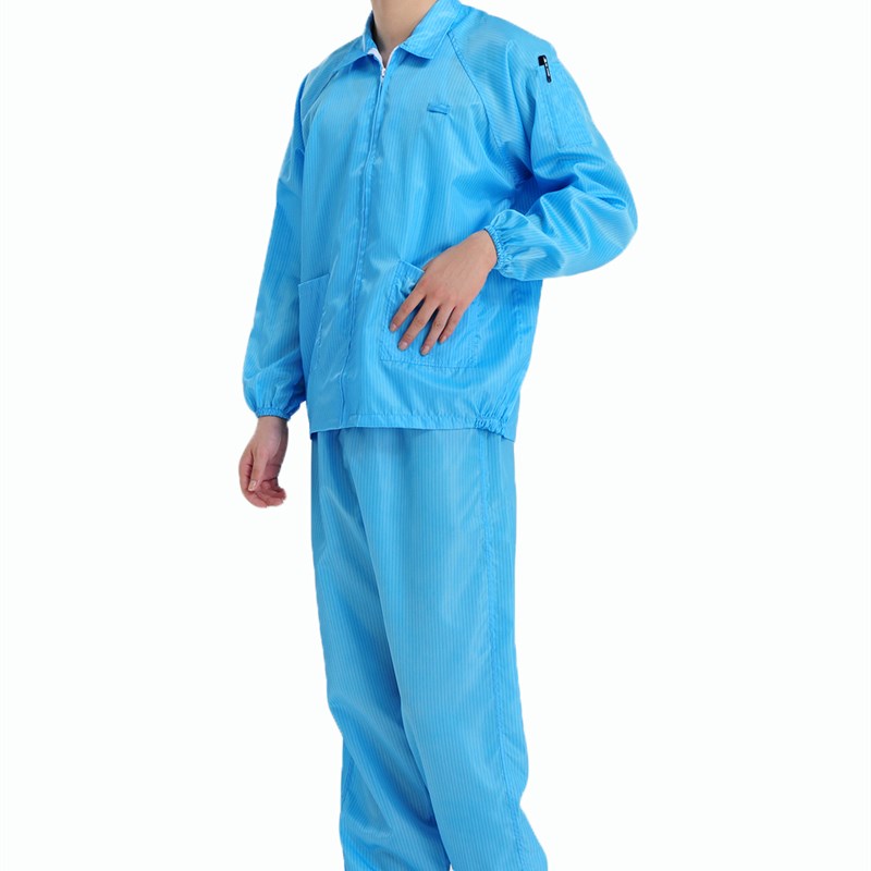 QCFH防静电分体服防护防尘洁净服食品无尘净化车间白色男女工作服