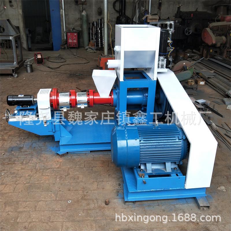 厂家多功能饲料膨化机狗粮膨化机水产漂浮性鱼饲料颗粒机